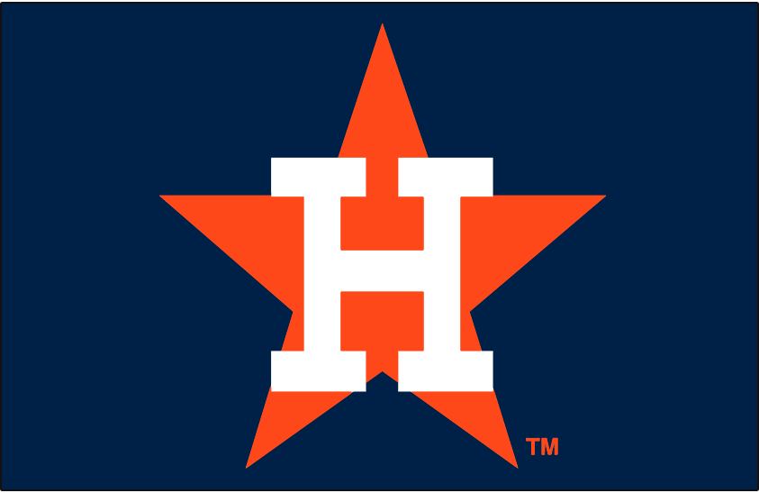 Houston Astros 1980-1993 Cap Logo iron on transfers for fabric...